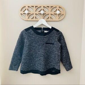 Madewell Wool Sweater Charcoal Sz Small